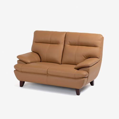 【限定品】 大塚家具 [2人掛]ラブソファ「ルーニー SD-344」半革キャメル色 #M-02 【ZYX1867541424】(68080円)