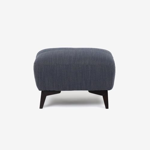 大塚家具 オットマン 「アローナ」 布ネイビー色