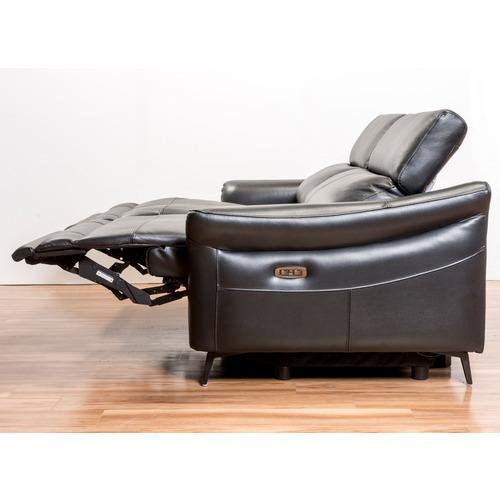 ヤマダオリジナル 電動リクライニングソファ「YES140004BK3P」幅  