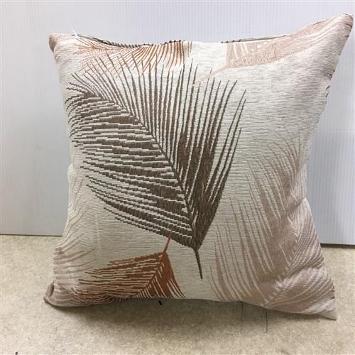 クッションカバー ファスナー付き シダ柄 ブラウン色 ブラウン 約45x45cm ヤマダ電機 インテリア店 通販 Paypayモール