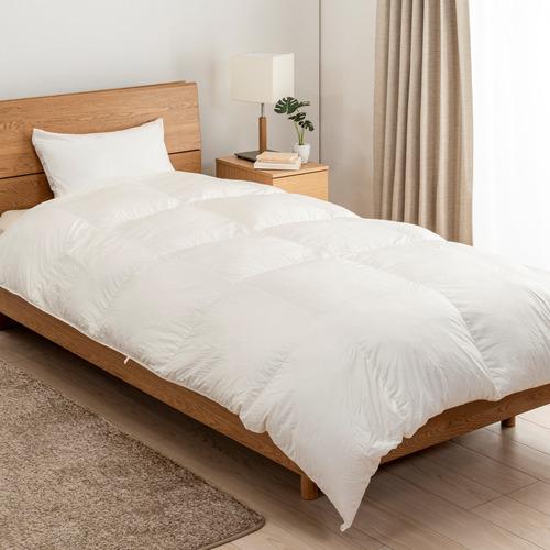 在庫限り】冬物処分[セミダブル]シベリア産ホワイトグースダウン羽毛