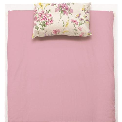 大宗 枕カバー 水彩フラワー Sサイズ ピンク