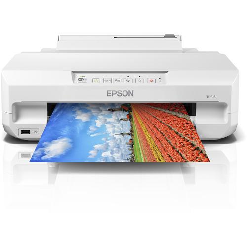 EPSON カラーインクジェットプリンター インク付き　EP-315 EPSON EP-315 インクジェットプリンター 6色独立 ホワイト EP315