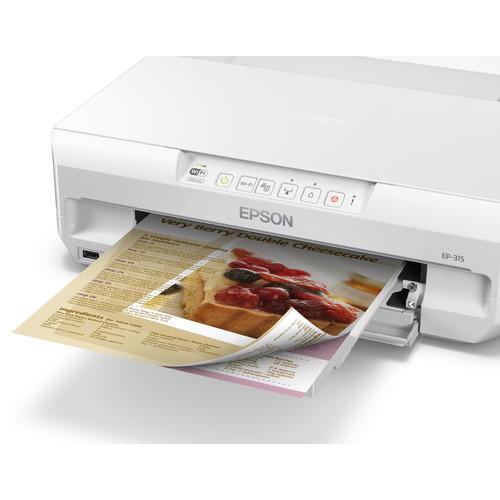 EPSON EP-315 インクジェットプリンター ホワイト　 6色独立 EPSON EP-315 インクジェットプリンター 6色独立 ホワイト EP315