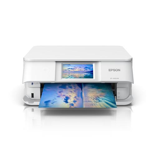 EPSON EP-886AW A4カラーインクジェット複合機 ホワイト ジュン