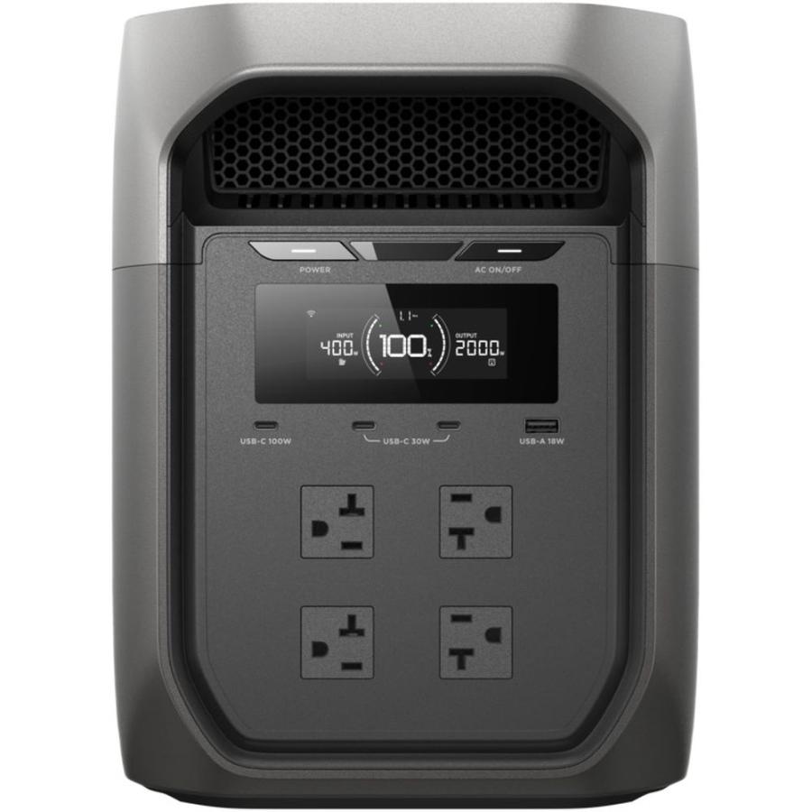 EcoFlow エコフロー DELTA 3 Max 容量2048Wh 出力2200W EFD3M-G-JP