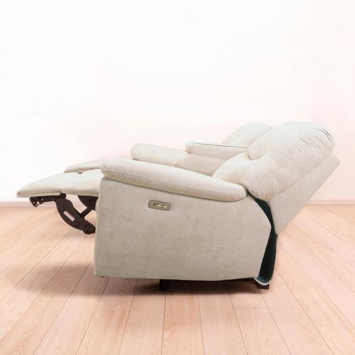 まもなく販売終了！新品 未使用 アイボリー オットマン 今週のお買得品】ヤマダオリジナル 電動リクライニングソファ