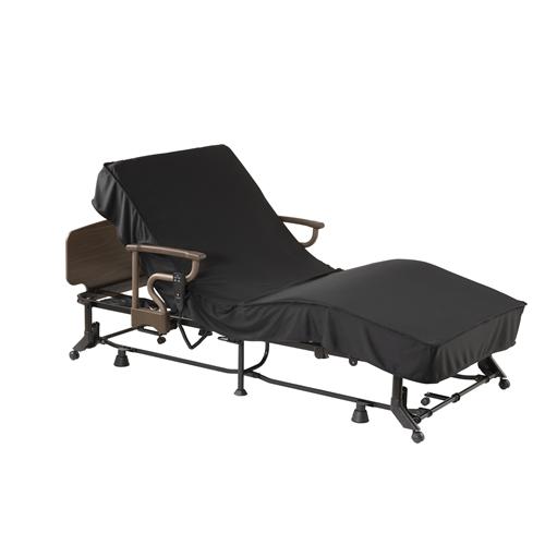 非課税】ヤマダオリジナル 収納式電動ベッド 1モーター式 YMD-B2401-BK