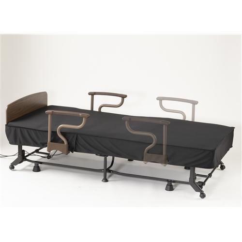 非課税】ヤマダオリジナル 収納式電動ベッド 1モーター式 YMD-B2401-BK