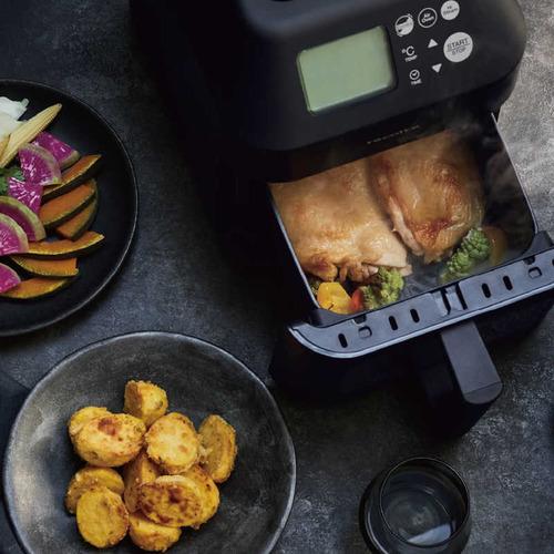 ウィナーズ ハイスチームエアーオーブン ナチュラルブラック RAO-3BK ノベルティ付き】レコルト ハイスチームエアーオーブン / ナチュラル