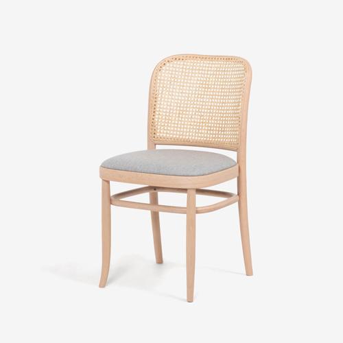 秋田木工 IDC大塚 ダイニングチェア No.0808 ナラ材 PVC 2