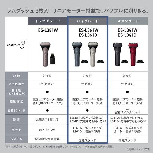 パナソニック ES-L361D-S ラムダッシュ 3枚刃 メンズシェーバー シャンパンシルバー_8