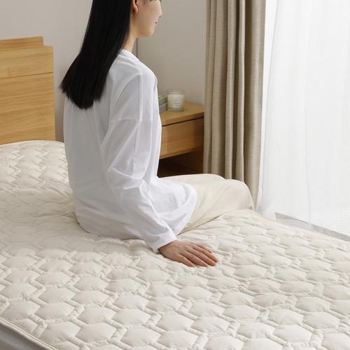 シングル]By IDC ヤマダ×大塚家具 ズレにくいベッドパッド3点パック 速