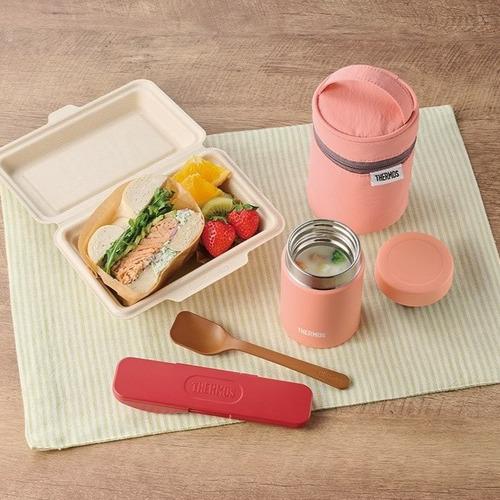 サーモス Thermos スープジャー THERMOS サーモス スープジャー 200ml 食洗機対応 コーラルピンク JEG