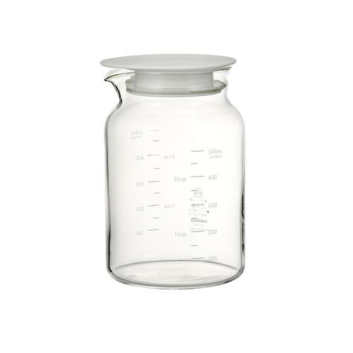 HARIO SFP-500-W SLOWRA 耐熱ガラス フルーツポット 500ml ホワイト