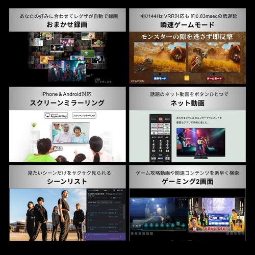 【無料長期保証】REGZA 75Z890S 75V型 量子ドット 4K Mini LED液晶テレビ タイムシフトマシン搭載 4K衛星放送 地上デジ BS・110度CSデジタルチューナー内蔵_4