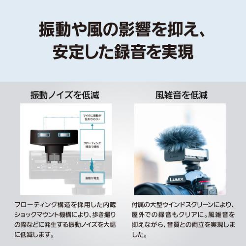 パナソニック DMW-DMS1 デジタルガンマイクロホン 6つの指向性モード