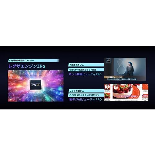 ハイビジョンLED液晶テレビ 無料長期保証】REGZA 55ZX3S 55V型 4K RGB Mini LED液晶テレビ 重低音