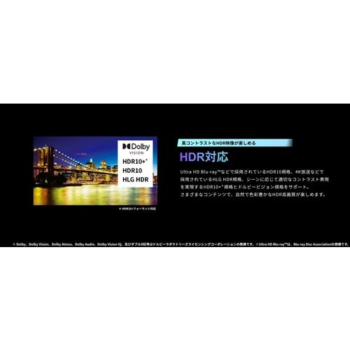 無料長期保証】REGZA 55ZX3S 55V型 4K RGB Mini LED液晶テレビ 重低音