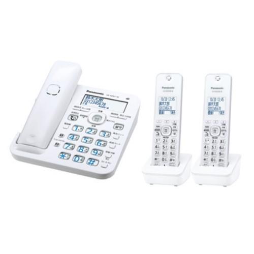 パナソニック VE-GZ51DW-W デジタルコードレス電話機（子機2台付き） ホワイト