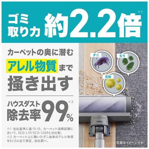 【推奨品】アイリスオーヤマ SCD-U1P-H 充電式サイクロンスティッククリーナー SUUZE｜yamada-denki｜03