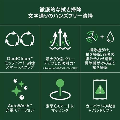 アイロボット G186060 Roomba Plus 406 Combo ロボット + AutoWash