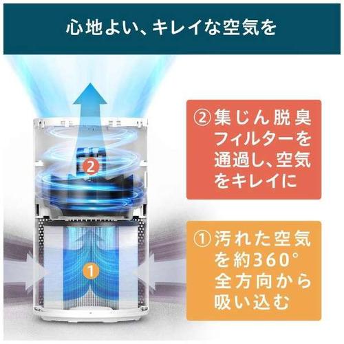 アイリスオーヤマ KAP-S302-W 単機能空気清浄機 PM2.5対応 16畳用
