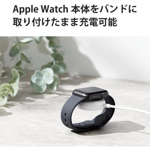 エレコム MPA-AWCS12WH Apple Watch磁気充電ケーブル／高耐久／USB-C／1.2m／ホワイト MPAAWCS12WH｜yamada-denki｜05