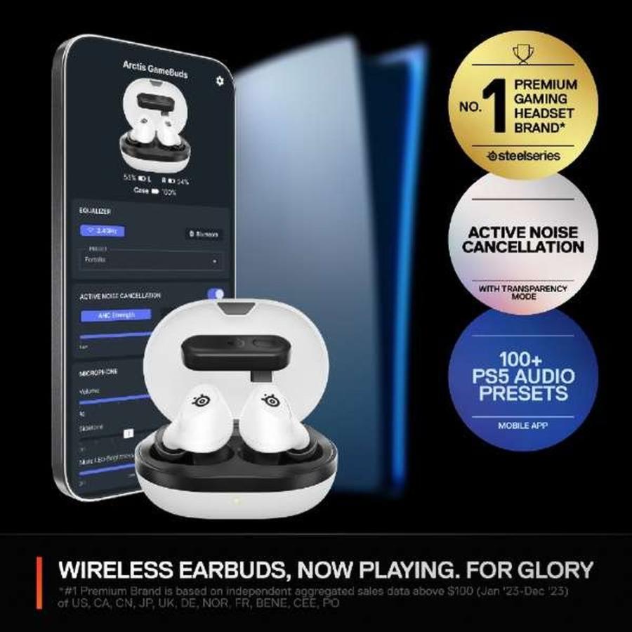 SteelSeries Arctis GameBuds White(RE) 61682J ゲーミング SteelSeries Arctis GameBuds White(RE) 61682J ゲーミング