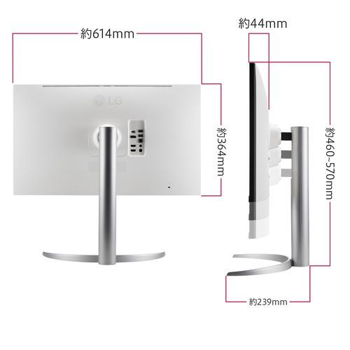 4K】LGエレクトロニクス 27UQ850V-W 27型 IPS Black採用 4K for