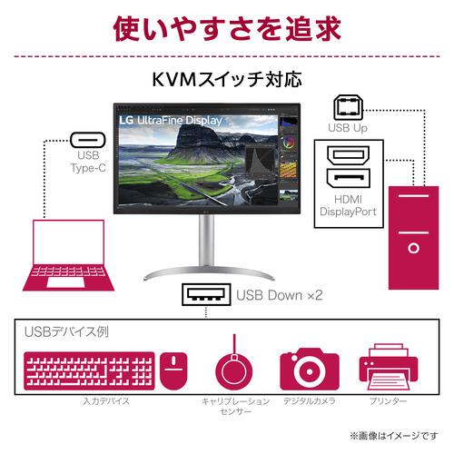 4K】LGエレクトロニクス 27UQ850V-W 27型 IPS Black採用 4K for
