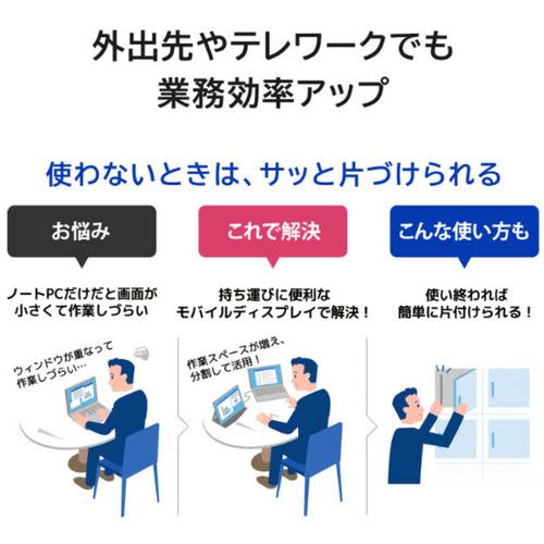 IOデータ LCD-YC172A-FX 17.3型フルHDワイド液晶モニター USB Type-C接続 応答速度5ms GTG ブラック【3年保証】の画像