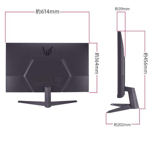 LGエレクトロニクス 27GS50FX-B LG UltraGear ゲーミングモニター 27型