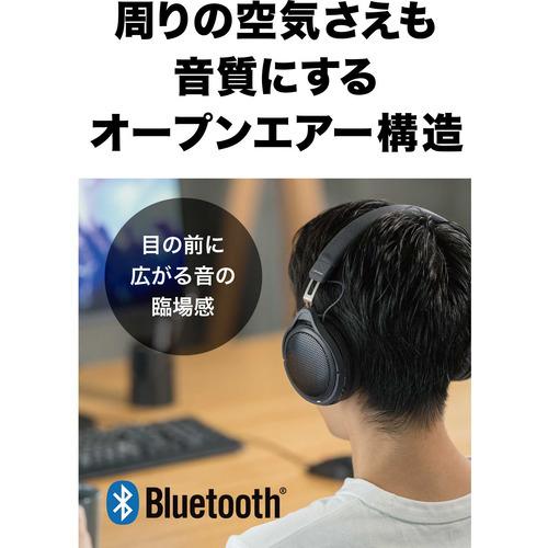 オーディオテクニカ ワイヤレス ヘッドホン オープンイヤー ハイレゾ 最大20時間 USB-C ATH-HL7BT ATH-HL7BT ブラック系_3