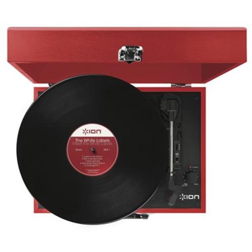 ジャパン ION AUDIO Vinyl Transport／Red ポータブルレコードプレーヤー