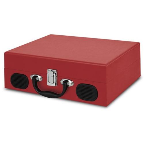 ION AUDIO Vinyl Transport／Red ポータブルレコードプレーヤー