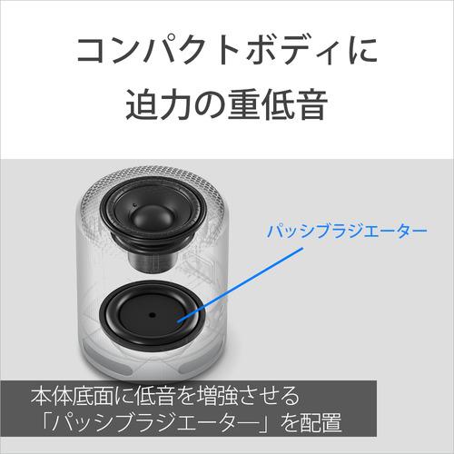 ソニー SRS-XB100 BC ワイヤレスポータブルスピーカー ブラック SRSXB100 BC｜yamada-denki｜06