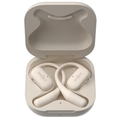 新品未開封 ショックス ワイヤレス イヤホン OpenFit ベージュ 即日発送 ショックス ワイヤレス イヤホン 左右分離 IP54 最大7時間 USB-C