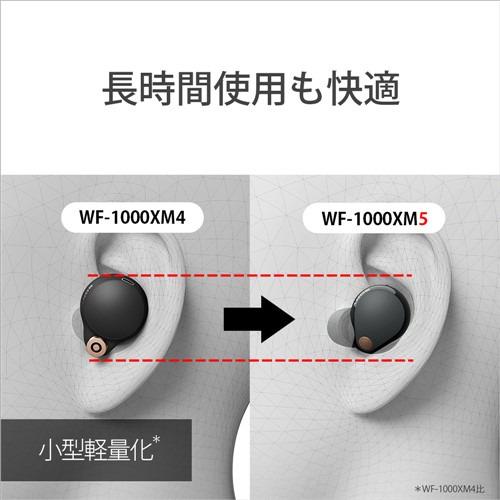 【推奨品】ソニー WF-1000XM5 ワイヤレスノイズキャンセリングイヤホン 2023年モデル ブラック｜yamada-denki｜15