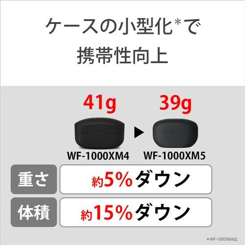 【推奨品】ソニー WF-1000XM5 ワイヤレスノイズキャンセリングイヤホン 2023年モデル ブラック｜yamada-denki｜17