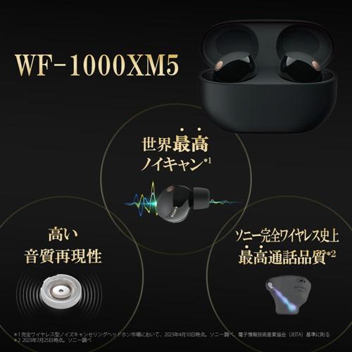 【推奨品】ソニー WF-1000XM5 ワイヤレスノイズキャンセリングイヤホン 2023年モデル ブラック｜yamada-denki｜10