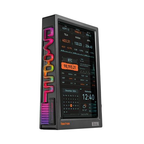 デジタルフォトフレーム バックライト液晶 多機能 リモコン付き 10.1インチ Divoom TIMESFRAMEBLACK デジタルフォトフレーム 10.1インチHD