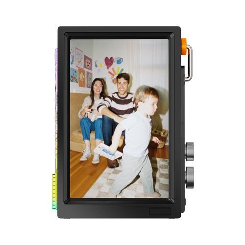 Divoom Times Frame デジタルフォトフレーム ブラック Divoom Times Frame Pure Digital Photo Frame, Crystal-Clear