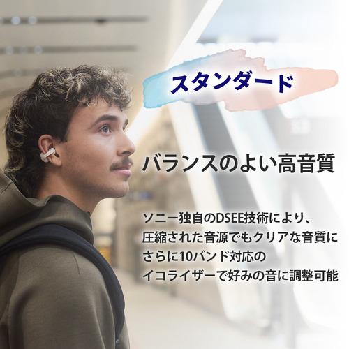 ソニー WF-LC900 V ワイヤレスステレオヘッドセット Bluetooth対応 リスニングモード切替 IPX4防水 ラベンダーの画像