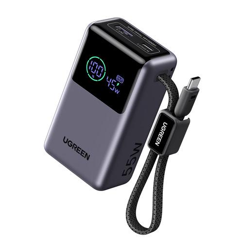 UGREEN 85301 Nexode モバイルバッテリー 55W 10000mAh USB-Cケーブル