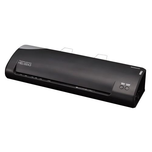 ナカバヤシ HEL-02A3BK パーソナルラミネータA3 ブラック ナカバヤシ HEL-02A3BK パーソナルラミネータA3 ブラック