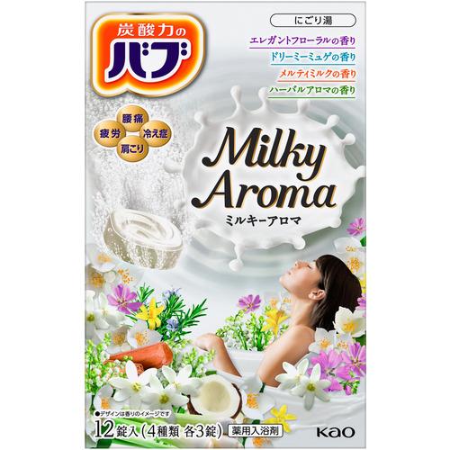 花王 バブ ミルキーアロマ 12錠入 : ヤマダデンキ Yahoo!店 - 通販