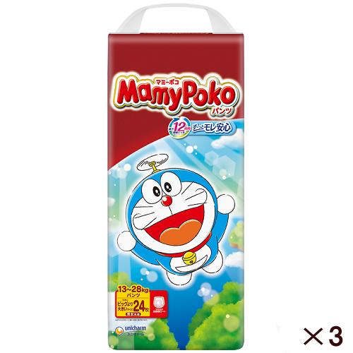 ユニ・チャーム マミーポコパンツ ドラえもん ビッグ大 24枚 【3個 