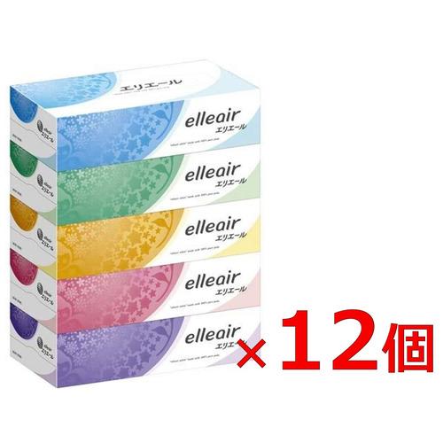 大王製紙 エリエールティシュー 180W 5P×12パック 【セット販売】（Yahoo!・ヤマダデンキ Yahoo!店）