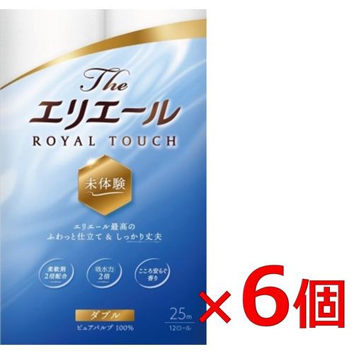 大王製紙 The エリエール トイレットティシュー ダブル 12R×6パック 【セット販売】（Yahoo!・ヤマダデンキ Yahoo!店）